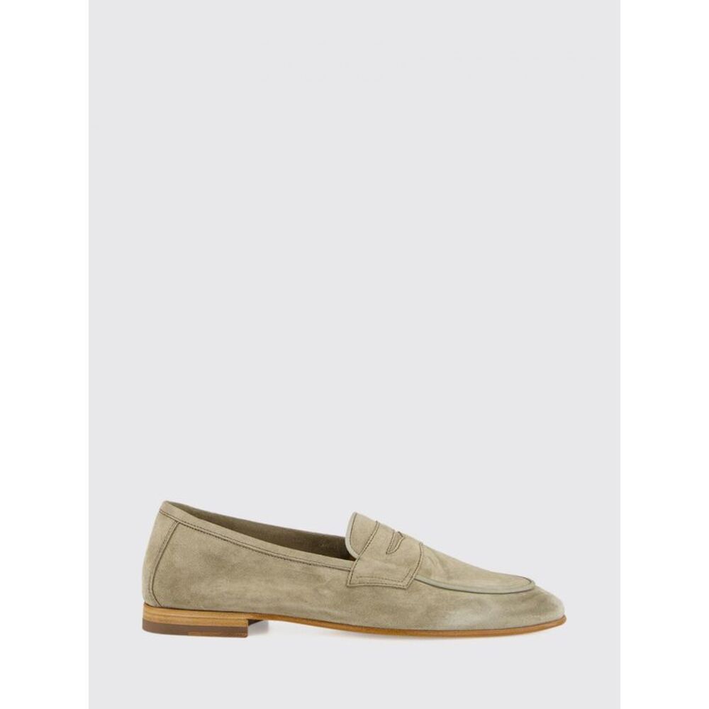 Frescobol Carioca Men Frescobol Carioca Suede Penny Loafers With Strap